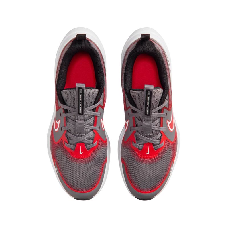 tênis-nike-cosmic-runner-infantil-cinza-vermelho