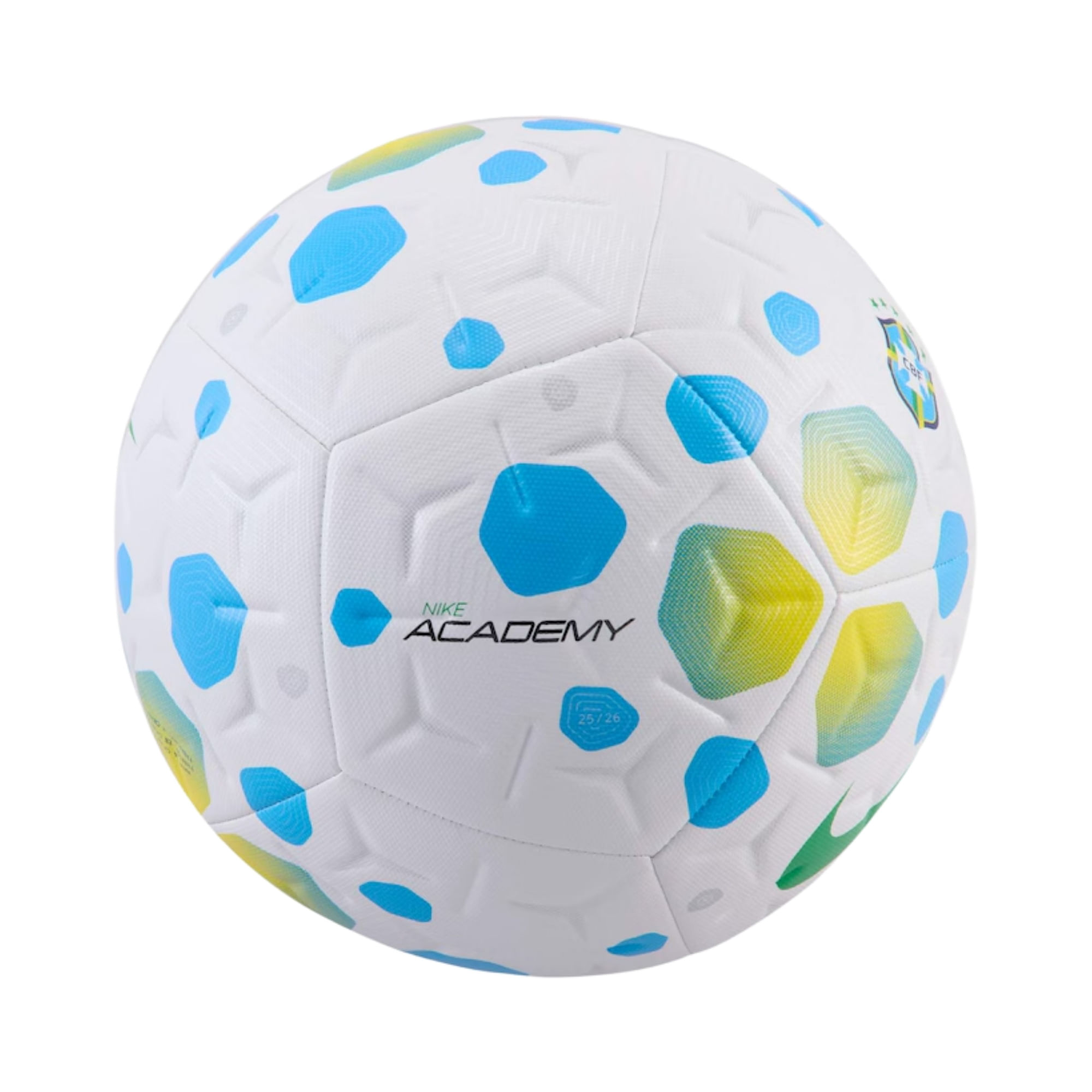 Bola Brasil Nike CBF Academy Unissex - Branca/Azul