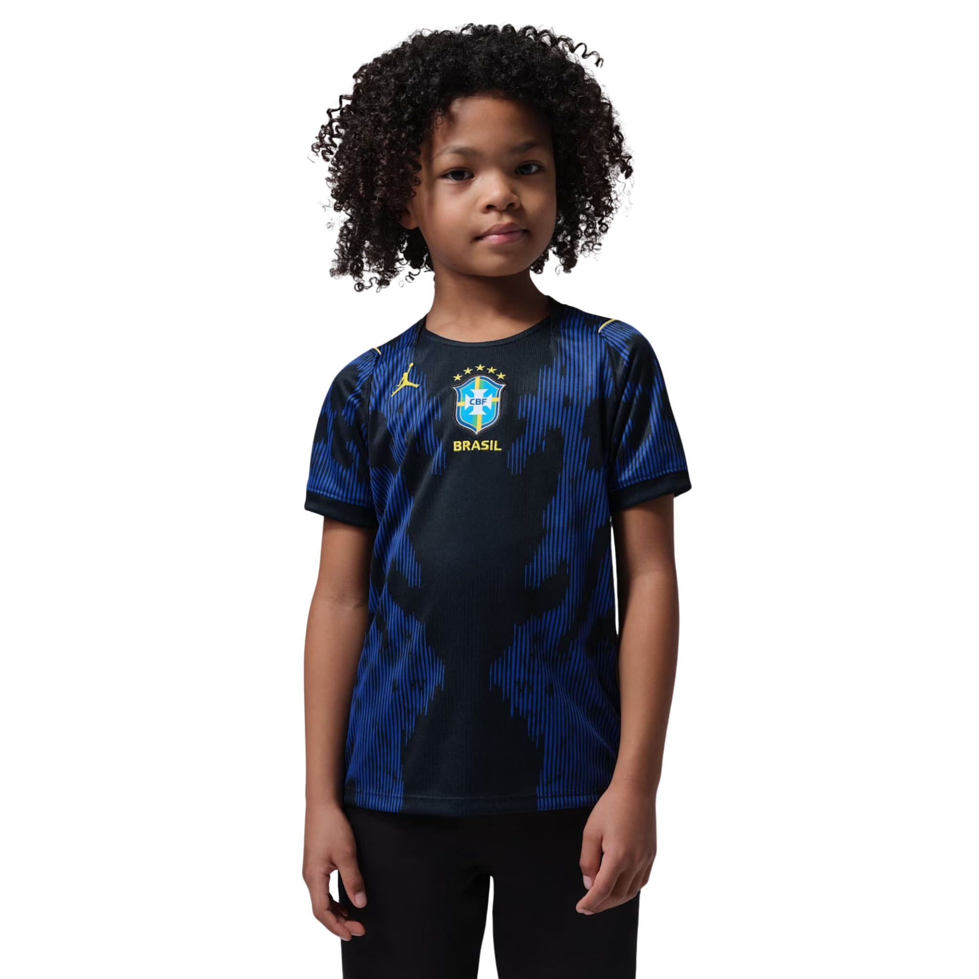 Camisa Brasil II 2026 Nike CBF Jordan Criança - Azul