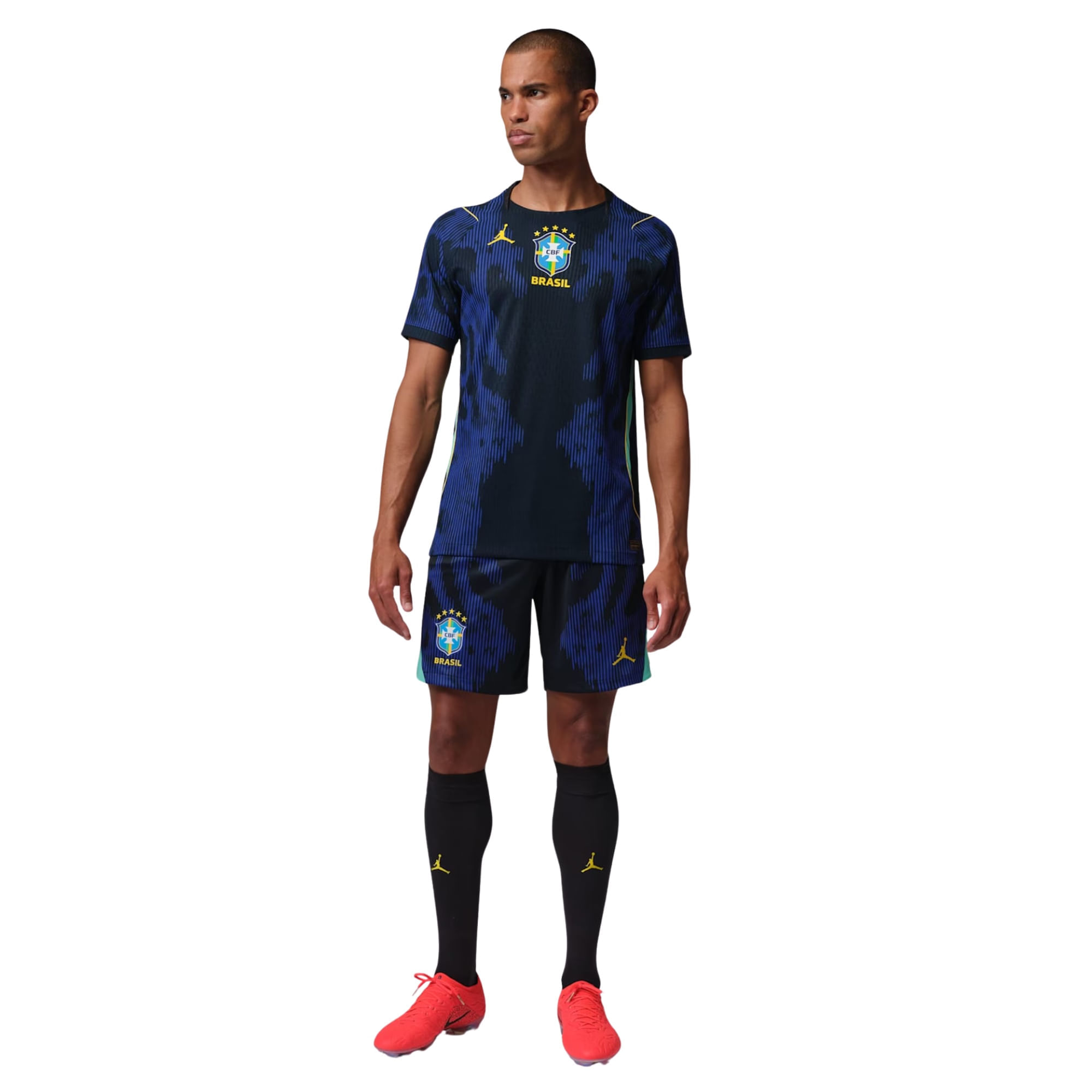 Camisa Brasil II 2026 CBF Jordan Torcedor Masculina - Azul