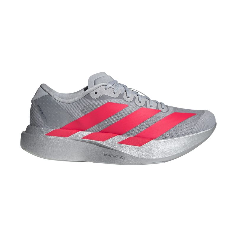 tênis-adidas-adizero-evo-sl-feminino-prata-vermelho