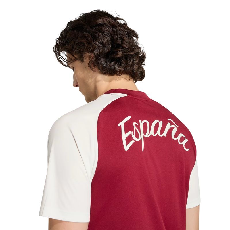 camisa-espanha-ii-2026a-didas-pré-jogo-masculina-vinho
