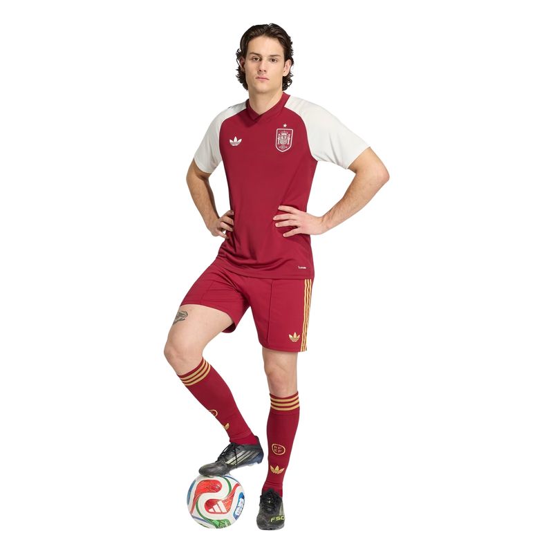 camisa-espanha-ii-2026a-didas-pré-jogo-masculina-vinho