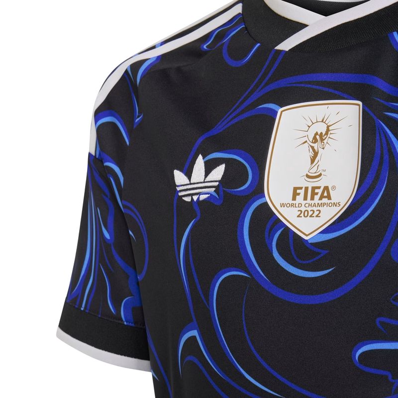camisa-argentina-ii-2026-adidas-infantil-preta