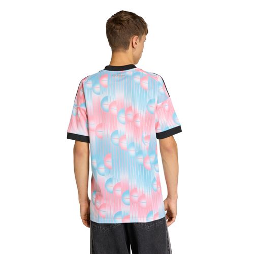 Camisa Bélgica II 2026 Adidas Masculina - Azul/Rosa