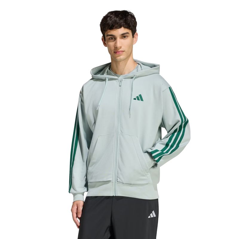 blusao-adidas-com-capuz-essentials-masculino-cinza-verde