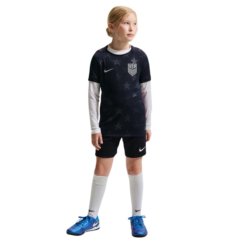 camisa-estados-unidos-ii-2026-nike-torcedor-pro-infantil-azul-escuro