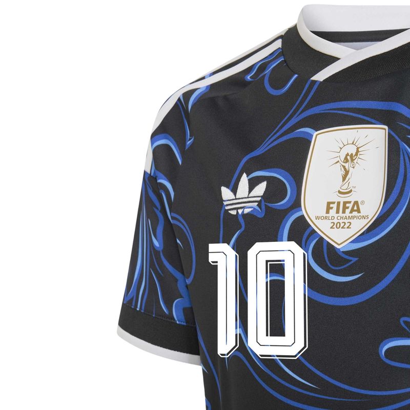 camisa-argentina-ii-2026-adidas-messi-10-infantil-preta
