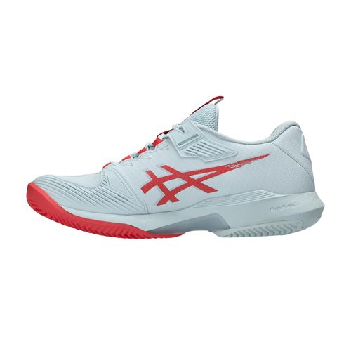 Tênis Asics Solution Speed FF 4 Saibro Feminino - Azul/Vermelho