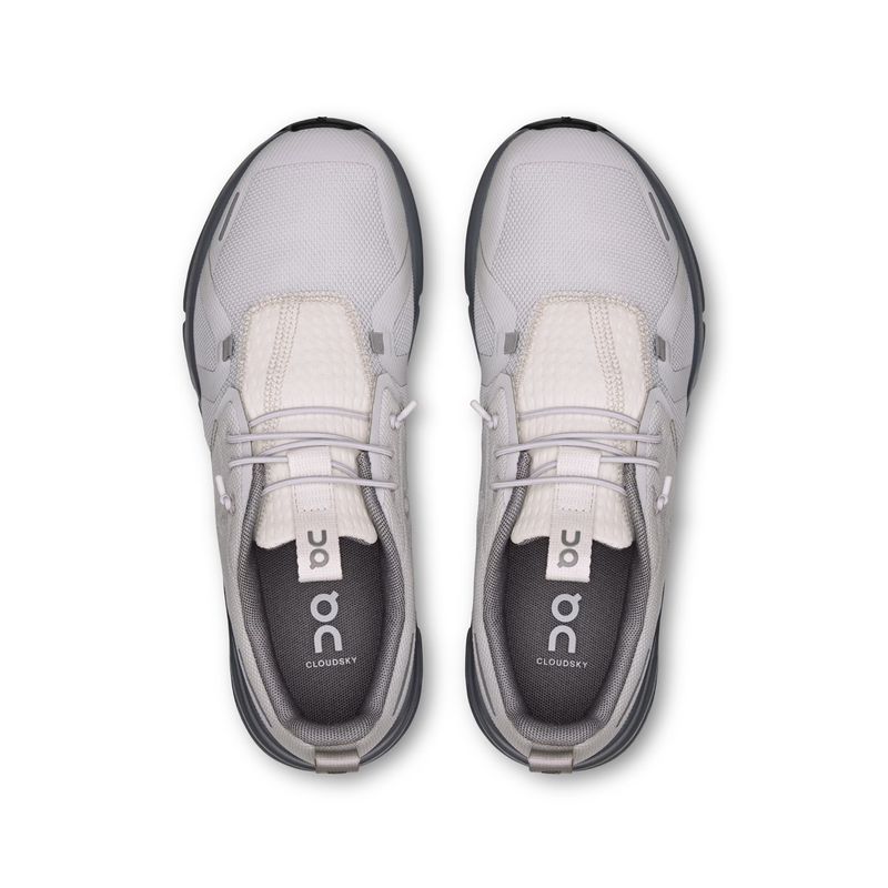 tênis-on-cloud-sky-infantil-cinza