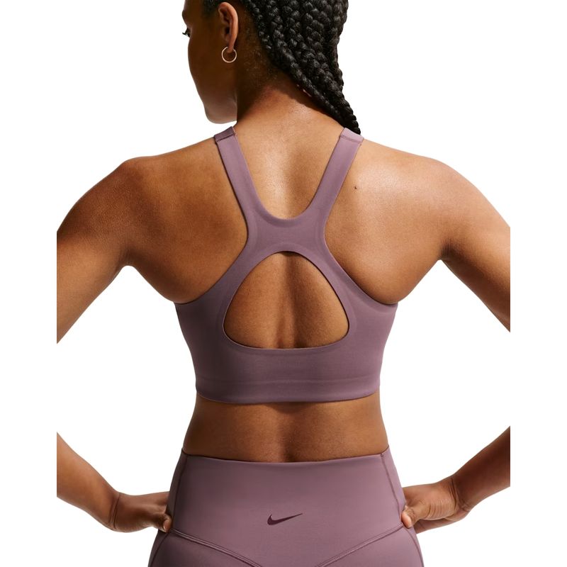 top-nike-suporte-médio-dri-fit-universl-bra-feminino-lilás