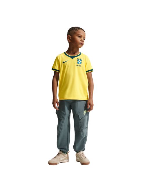 Camisa Brasil I 2026 Nike CBF Torcedor Pro Criança - Amarela
