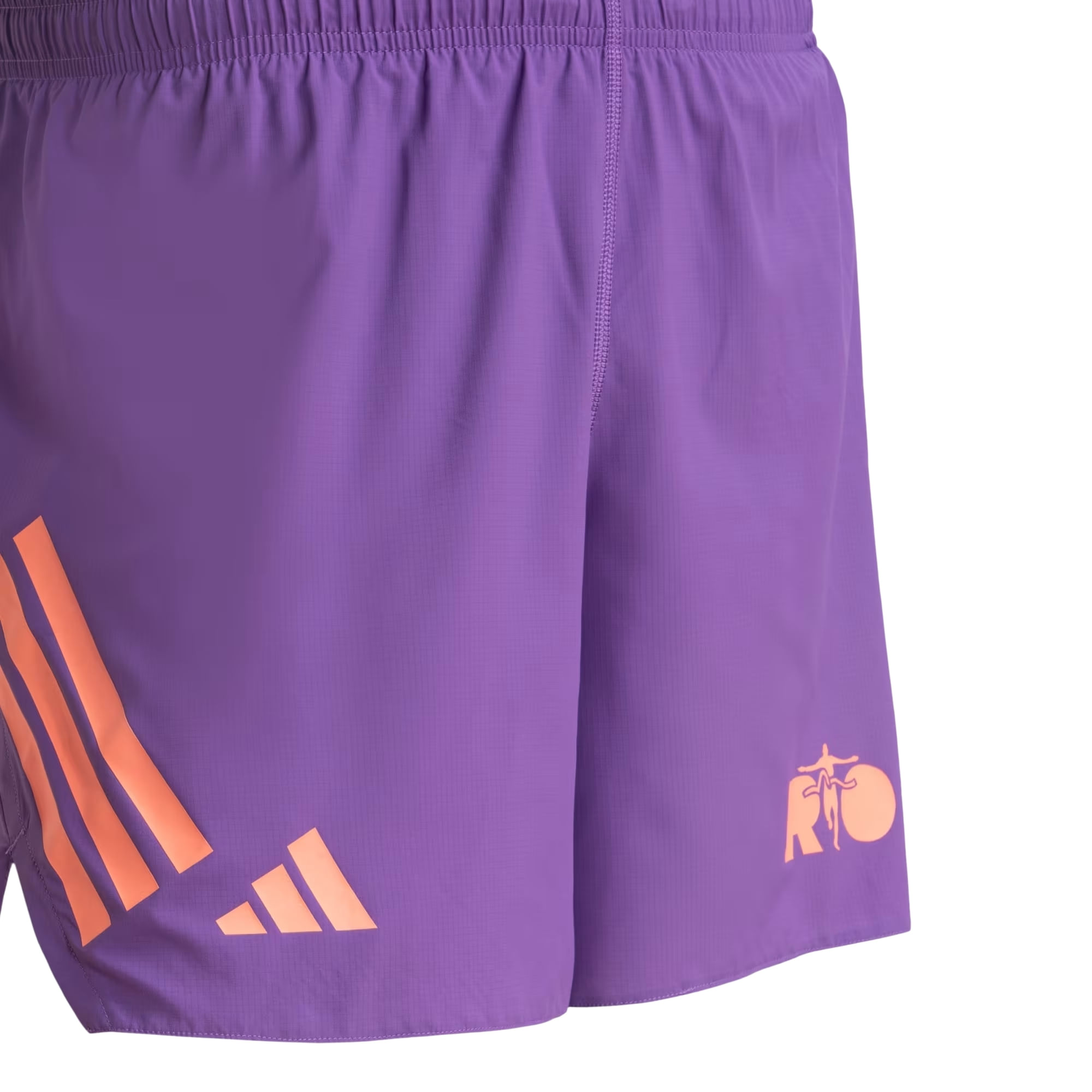 Shorts Adidas Maratona do Rio 2026 Masculino - Roxo