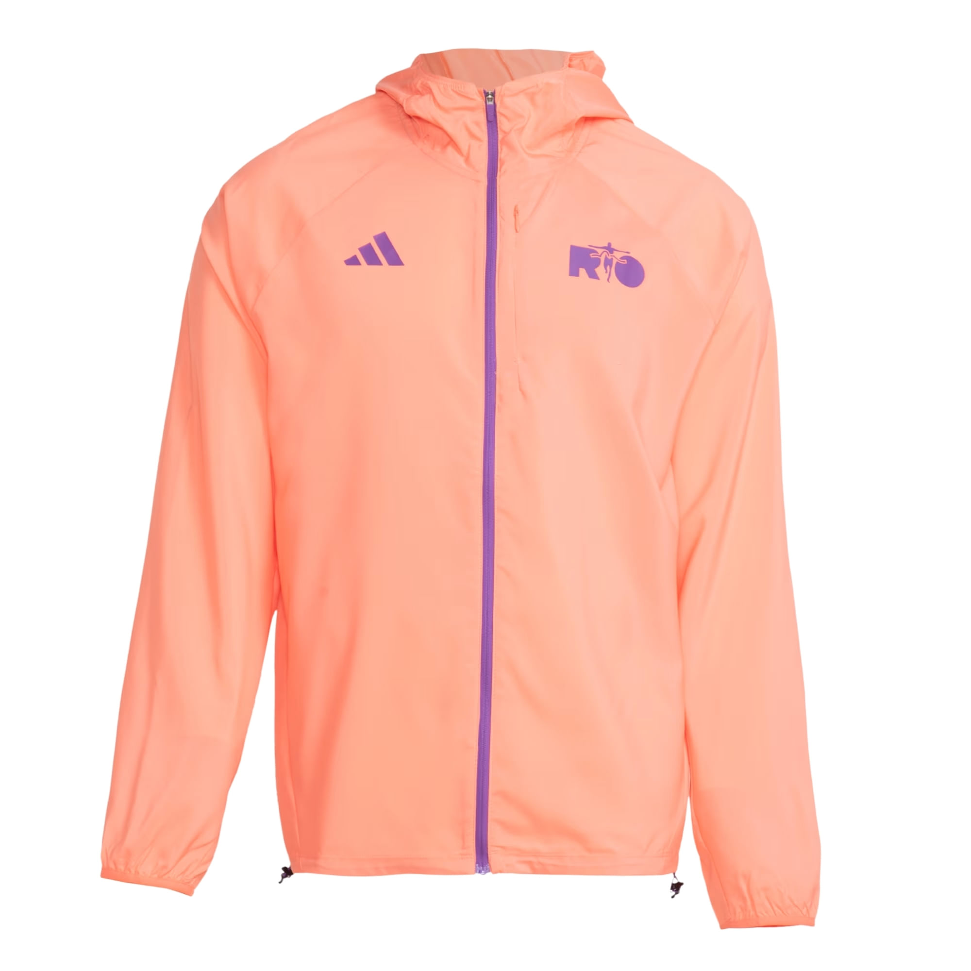 Jaqueta Adidas Maratona do Rio 2026 Masculina - Laranja