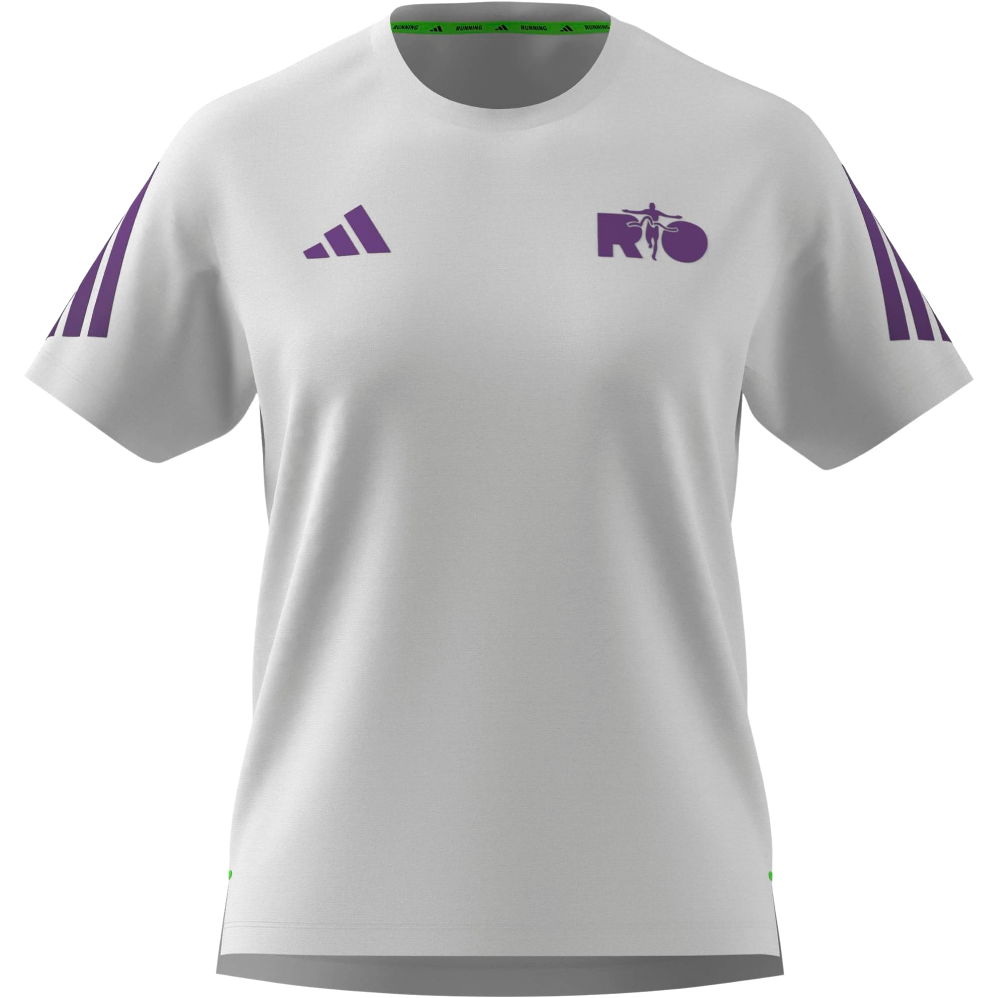 Camiseta Adidas Maratona do Rio 2026 Feminina - Branco