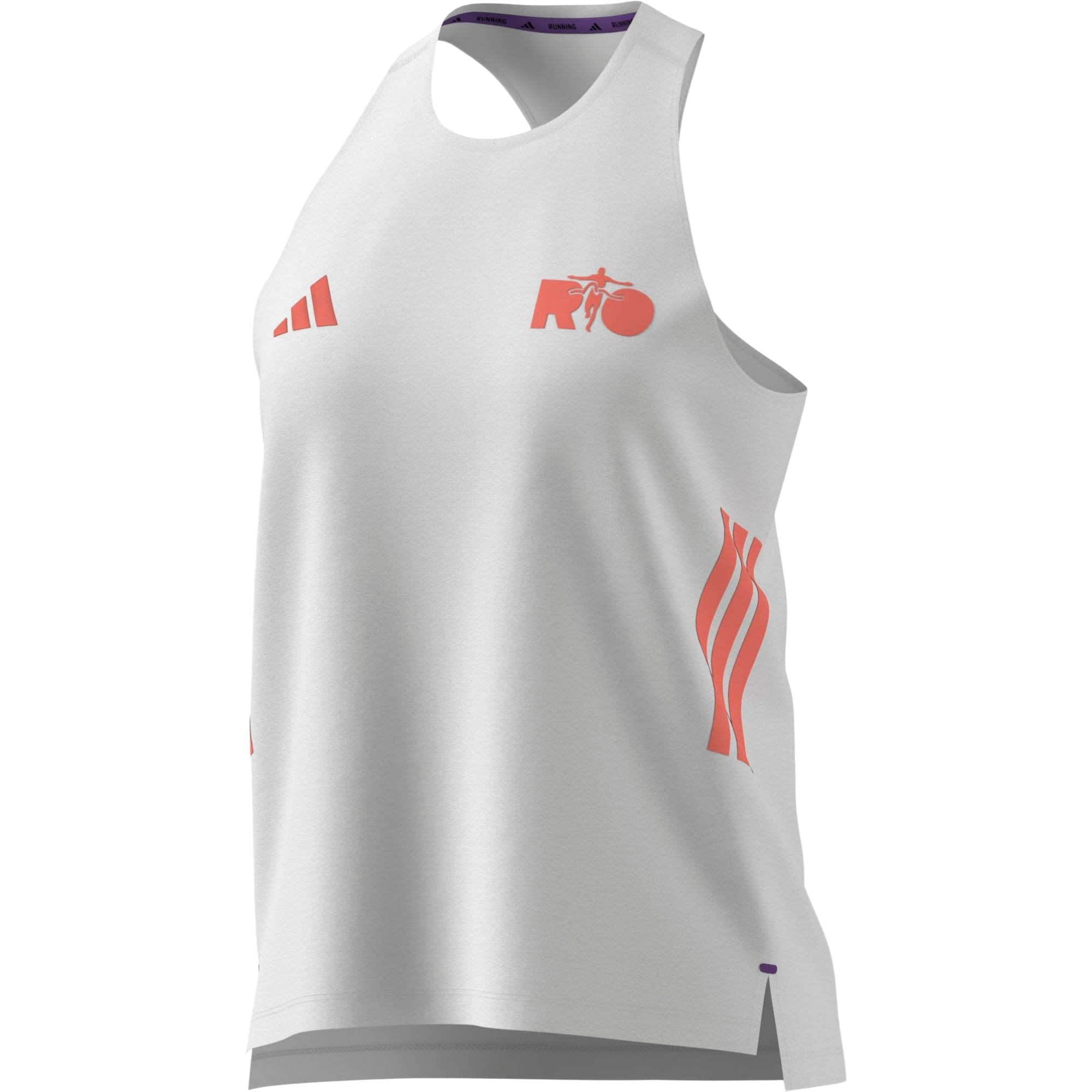 Regata Adidas Maratona do Rio 2026 Feminina - Branco