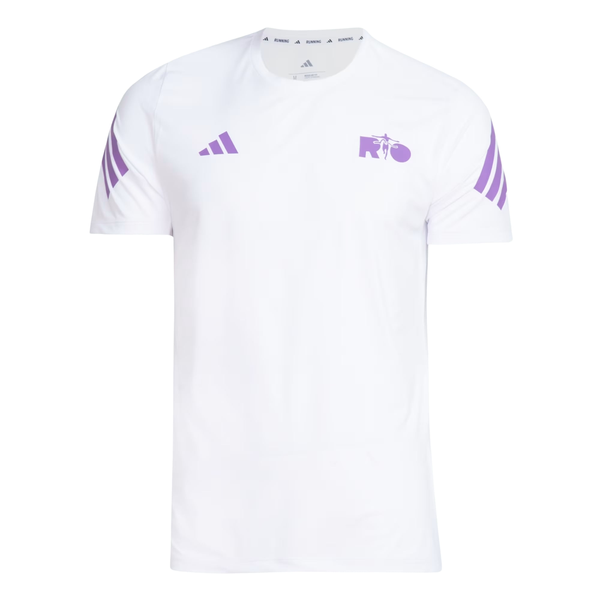 Camiseta Adidas Maratona do Rio 2026 Masculina - Branco