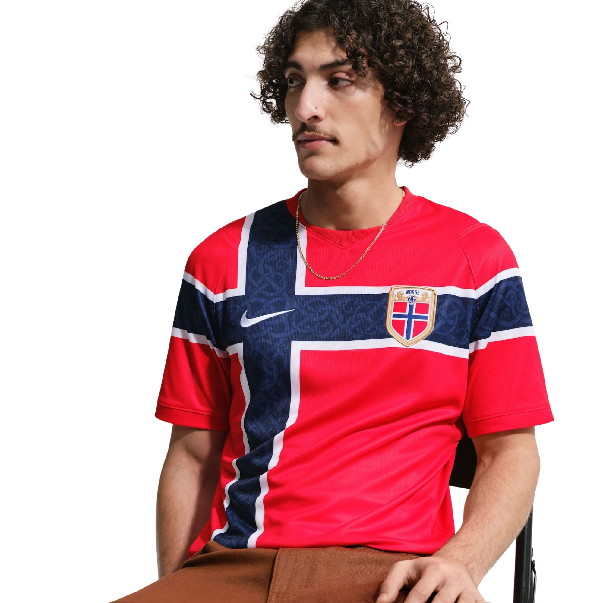 Camisa Noruega I 2026 Nike Masculina - Vermelha