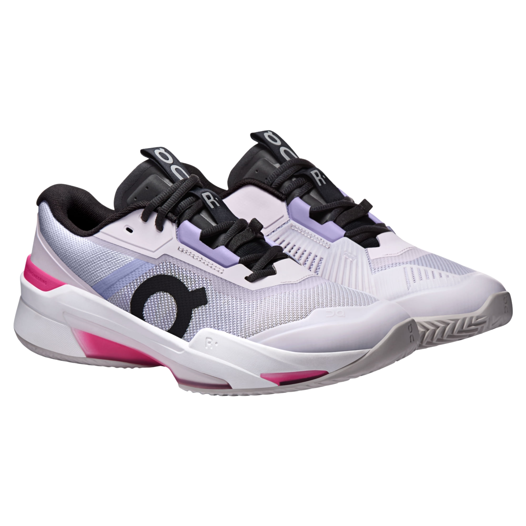 Encontraproduto.com.br - Tênis On The Roger Pro Fire Saibro Masculino - Branco/Lilás