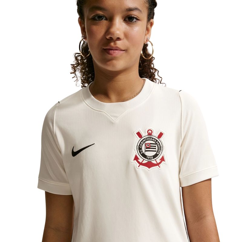 camisa-corinthians-i-26-27-nike-torcedor-pro-infantil-branca