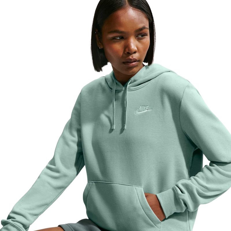 blusão-nike-sportswear-club-fleece-feminino-verde