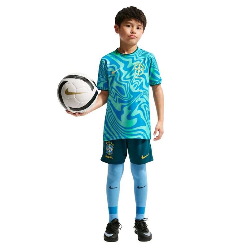 camiseta-brasil-2026-nike-cbf-pré-jogo-infantil-verde