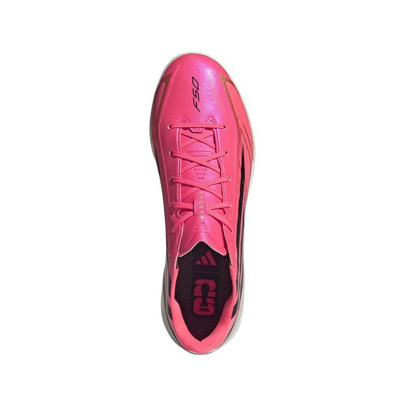 chuteira-society-adidas-f50-hyperfast-league-unissex-rosa