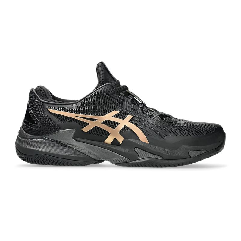 tênis-asics-court-ff-3-novak-clay-night-energy-masculino-preto-dourado