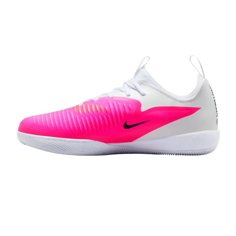 chuteira-futsal-nike-phantom-6-academy-low-infantil-branca-rosa