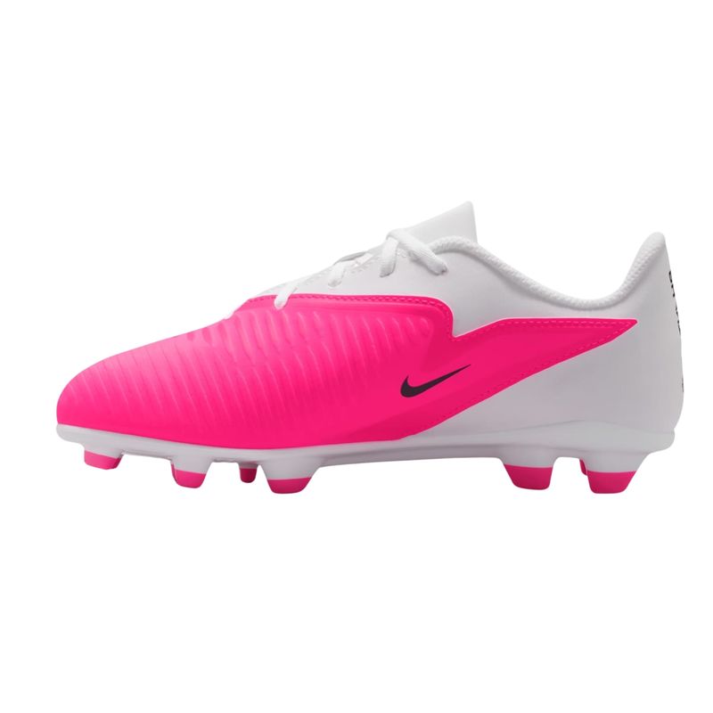 chuteira-campo-nike-phantom-6-club-low-infantil-branca-rosa