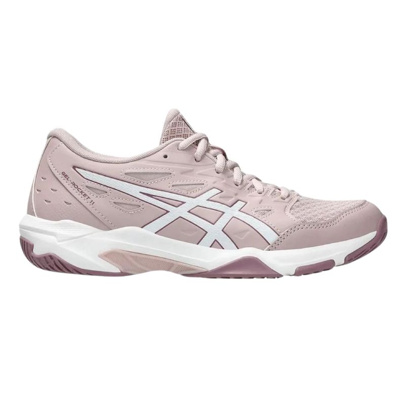tênis-asics-gel-rocket-11-feminino-rose-branco