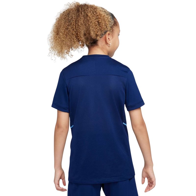 camiseta-nike-erling-haaland-academy-infantil-azul