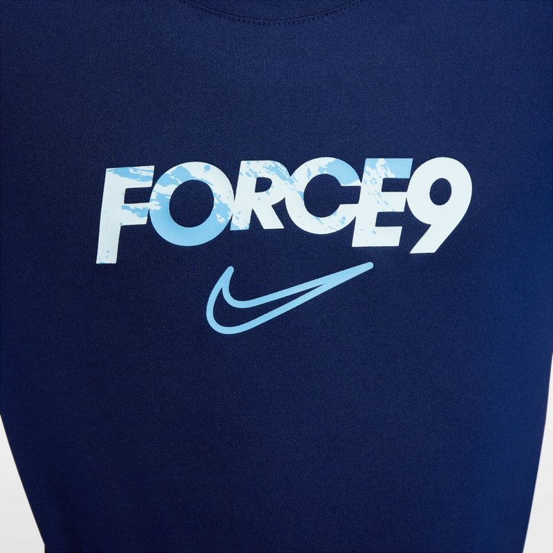 camiseta-nike-erling-haaland-academy-infantil-azul