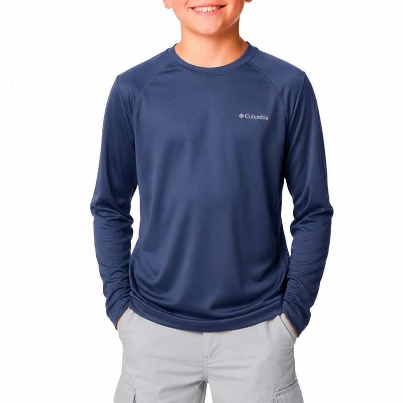 camiseta-manga-longa-columbia-neblina-infantil-azul