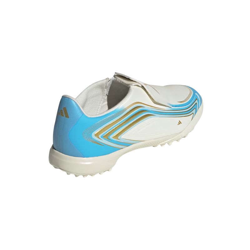 chuteira-society-adidas-f50-messi-league-infantil-bege-azul