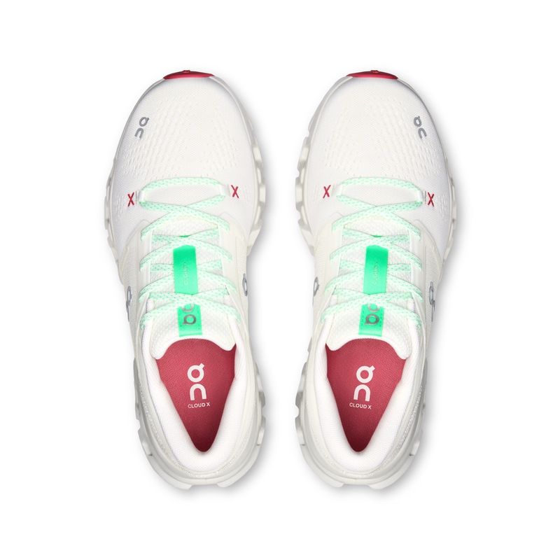 tênis-on-cloud-x-5-feminino-off-white-verde