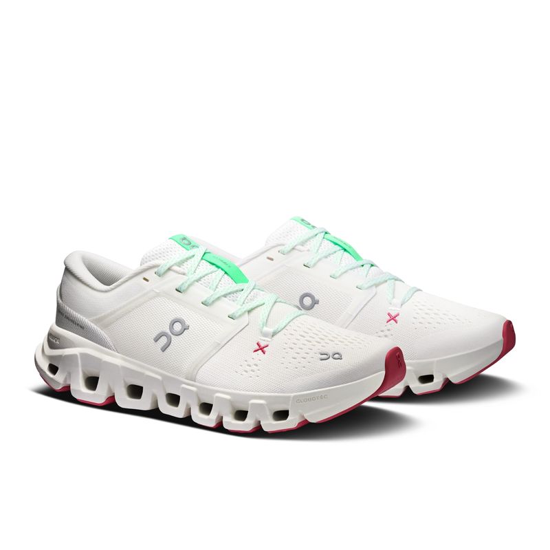 tênis-on-cloud-x-5-feminino-off-white-verde