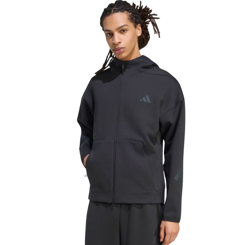 jaqueta-com-capuz-adidas-zíper-z.n.e-masculina-preta