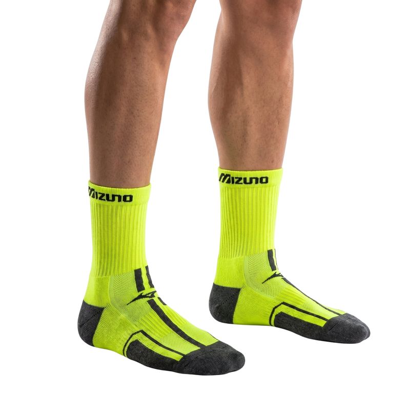 meia-mizuno-cano-médio-performance-33-38-unissex-cinza-amarela