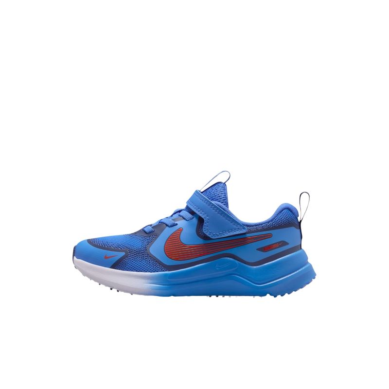 tenis-nike-cosmic-runner-swoosh-infantil-azul