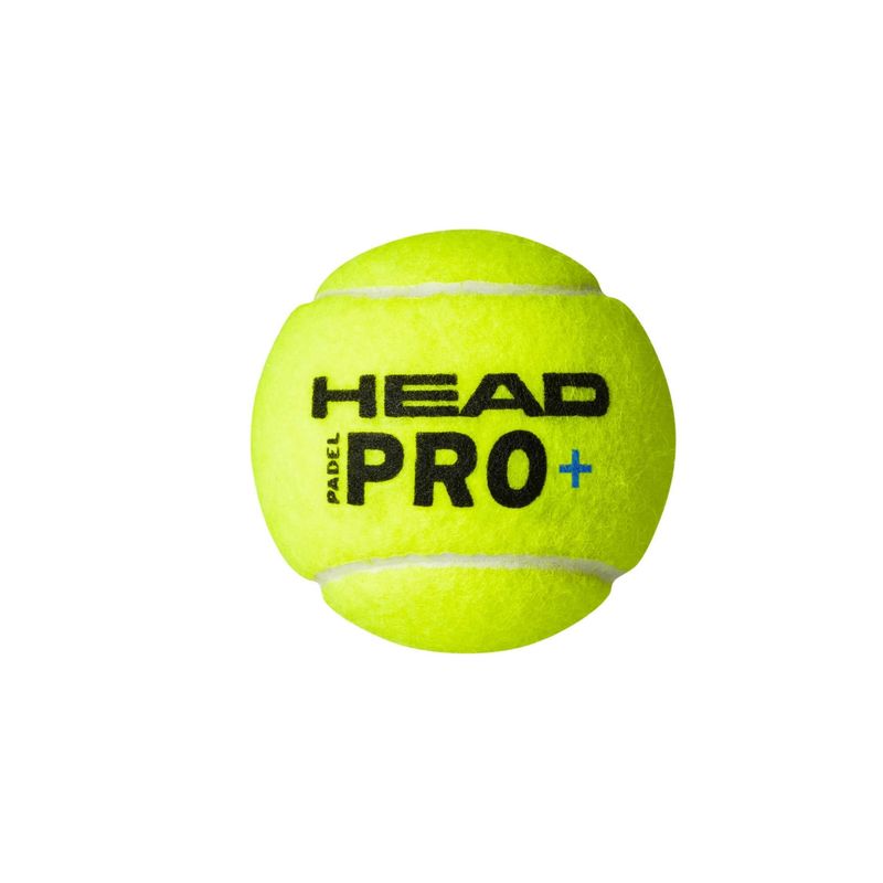 bolinha-de-padel-head-pro-+-3-unidades-unissex-amarela