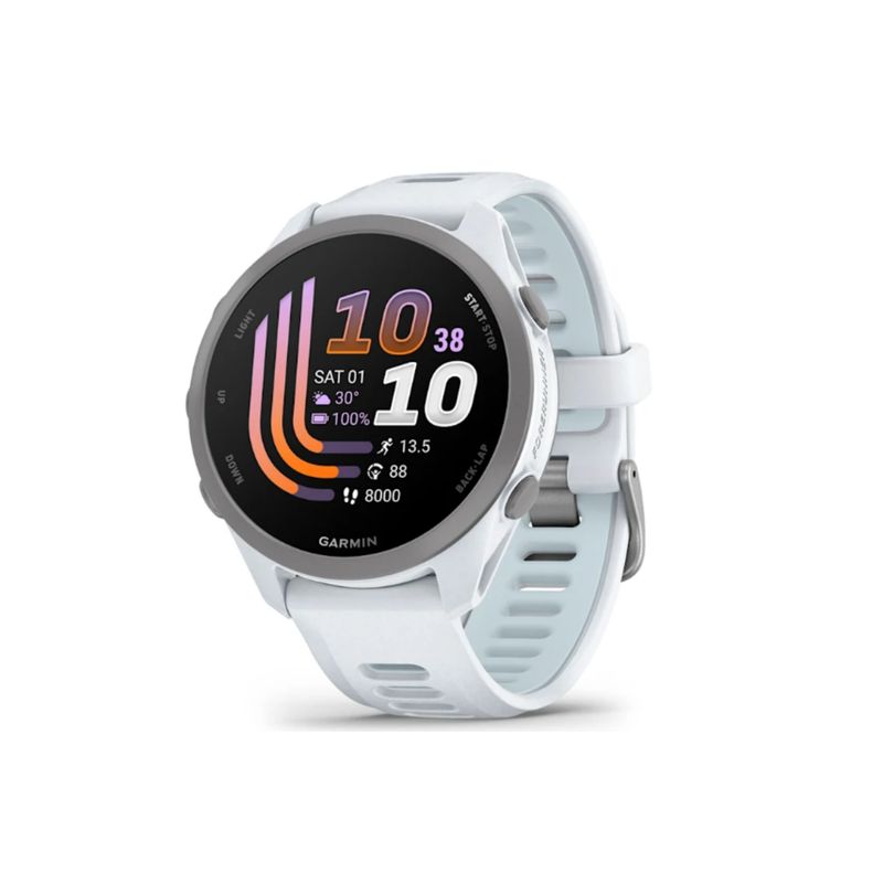 relógio-monitor-cardíaco-garmin-forerunner-170-unissex-marfim-azul