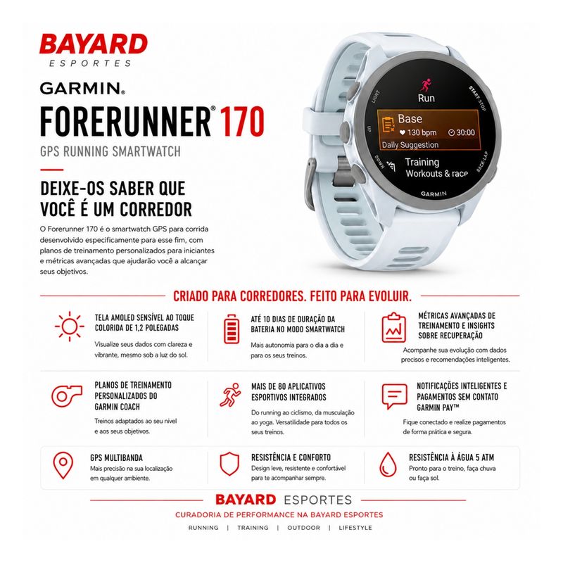 relógio-monitor-cardíaco-garmin-forerunner-170-unissex-marfim-azul