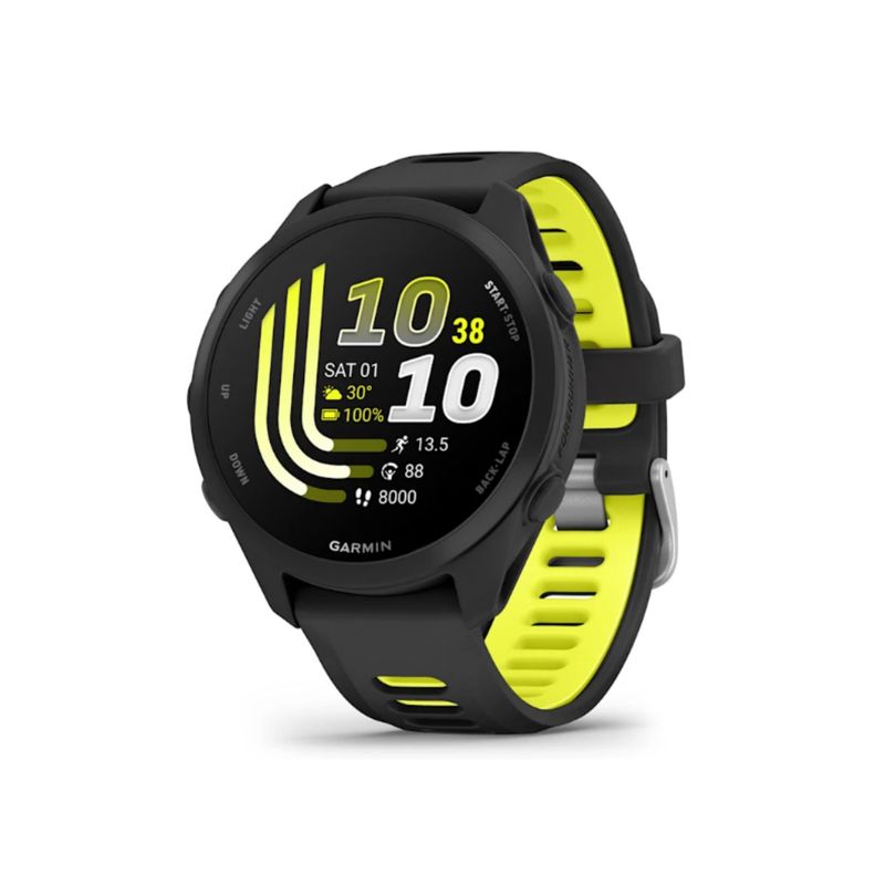 relógio-monitor-cardíaco-garmin-forerunner-170-unissex-preto-amarelo