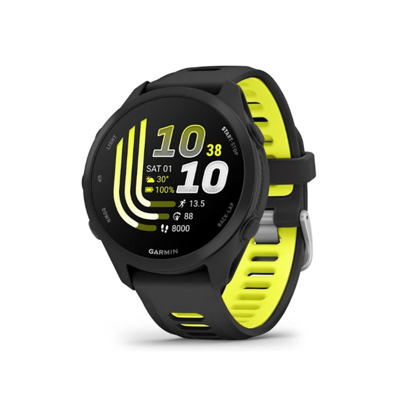 relógio-monitor-cardíaco-garmin-forerunner-170-music-unissex-preto-amarelo