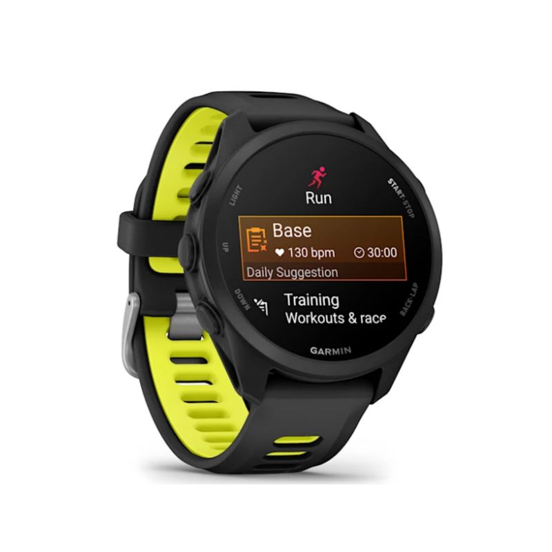 relógio-monitor-cardíaco-garmin-forerunner-170-music-unissex-preto-amarelo