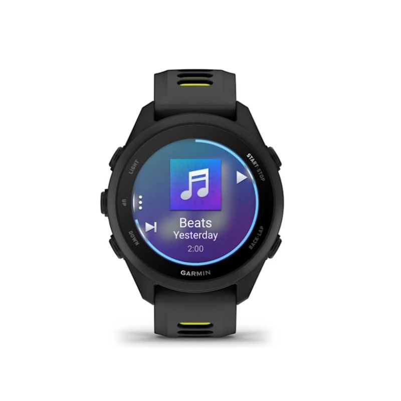 relógio-monitor-cardíaco-garmin-forerunner-170-music-unissex-preto-amarelo