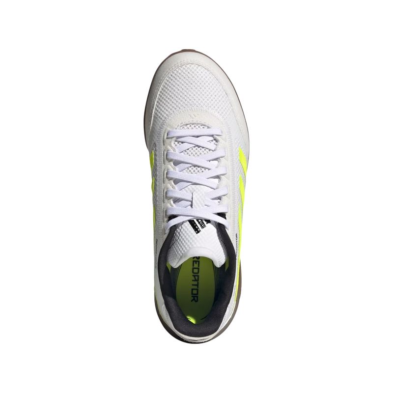 chuteira-fustal-adidas-predator-league-infantil-branca-verde