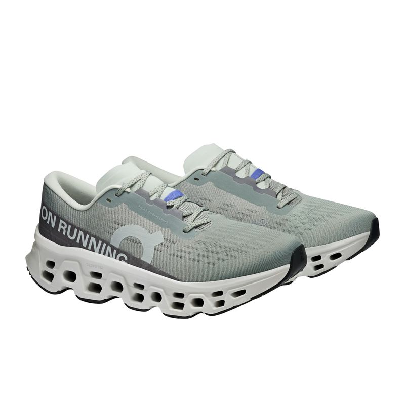 tenis-on-cloudmonster-3-masculino-cinza-verde-claro