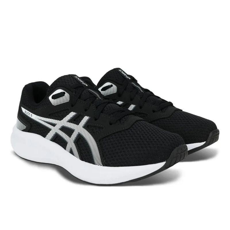 tênis-asics-buzz-5-gs-infantil-preto-branco
